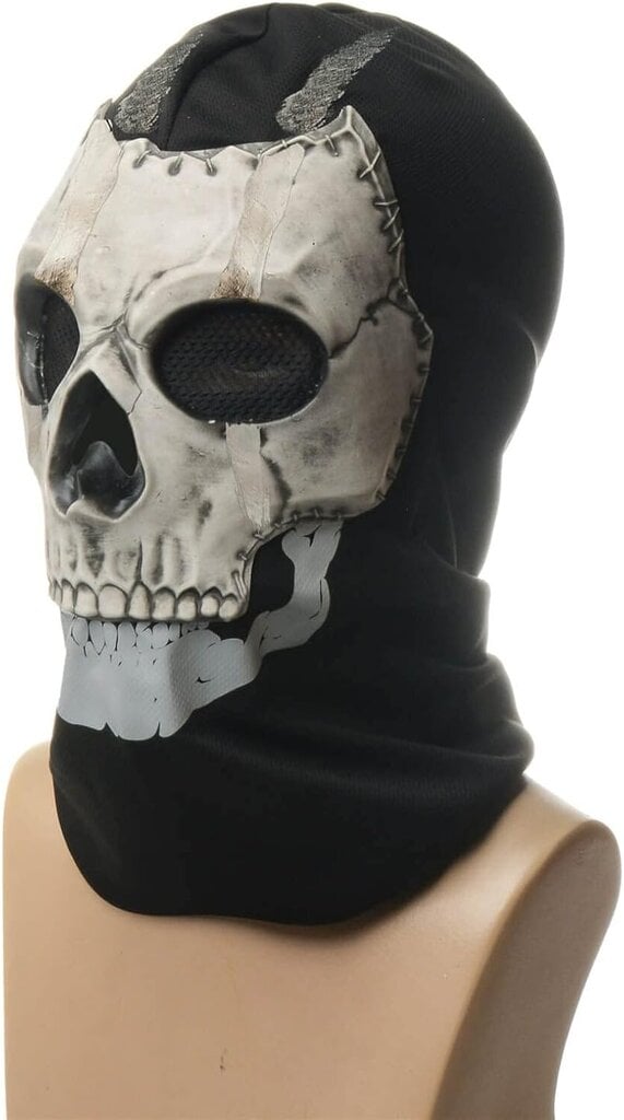 COD Ghost Mask Skull Full Mask MW2 Cosplay asunaamio urheiluun Halloween Cosplay hinta ja tiedot | Hauskat juhlapelit ja -tuotteet | hobbyhall.fi