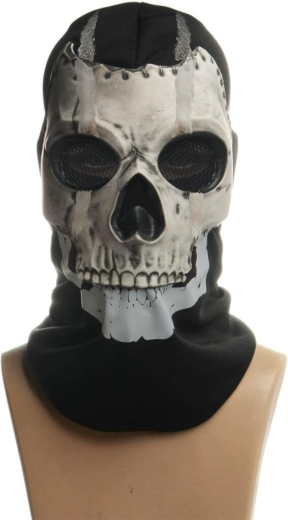 COD Ghost Mask Skull Full Mask MW2 Cosplay asunaamio urheiluun Halloween Cosplay hinta ja tiedot | Hauskat juhlapelit ja -tuotteet | hobbyhall.fi