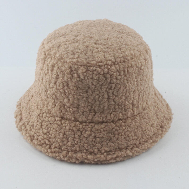 (-khaki)Lampaanvillahattu Lämpimät talvihatut naisille Lady Thicken Flat Top Cap Unisex Miesten Panama Outdoor Fisherman Hat Caps hinta ja tiedot | Naisten päähineet | hobbyhall.fi