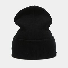 (-musta) 2024 Uudet talvihatut naisille miehille skullies pipot Neulottu Solid Cool Hat Tytöt Syksyinen Nainen Pipo Lämmin Bonnet Casual Cap hinta ja tiedot | Naisten päähineet | hobbyhall.fi