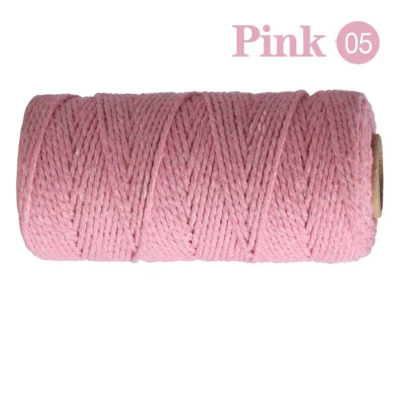 100M Macrame Cord köysi puuvilla Twine String hinta ja tiedot | Virkkaustarvikkeet | hobbyhall.fi