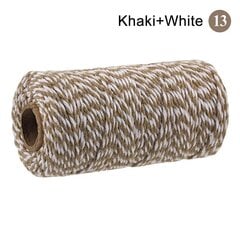 100M Macrame Cord köysi puuvilla Twine String hinta ja tiedot | Virkkaustarvikkeet | hobbyhall.fi