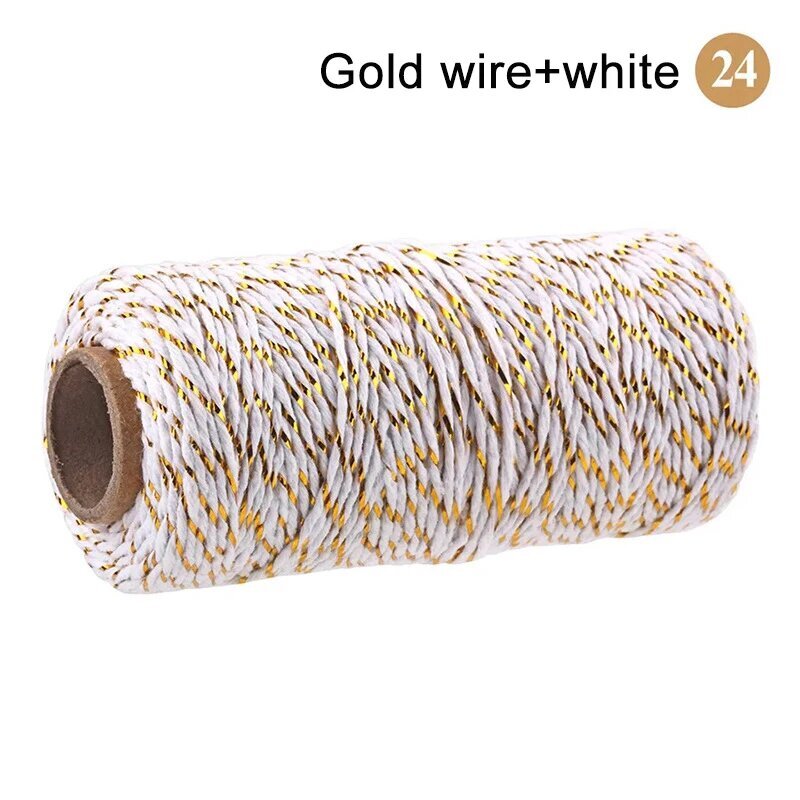 100M Macrame Cord köysi puuvilla Twine String hinta ja tiedot | Virkkaustarvikkeet | hobbyhall.fi