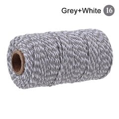 100M Macrame Cord köysi puuvilla Twine String hinta ja tiedot | Virkkaustarvikkeet | hobbyhall.fi