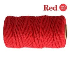 100M Macrame Cord köysi puuvilla Twine String hinta ja tiedot | Virkkaustarvikkeet | hobbyhall.fi