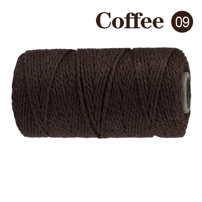 100M Macrame Cord köysi puuvilla Twine String hinta ja tiedot | Virkkaustarvikkeet | hobbyhall.fi