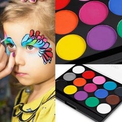 15 väriä Face Body Painting Make Up Tool Set Halloween hinta ja tiedot | Parranajo ja karvanpoisto | hobbyhall.fi