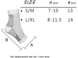 Pairs Soothe Socks Amrelieve Soothesocks Kompressiosukat hinta ja tiedot | Hierontalaitteet | hobbyhall.fi