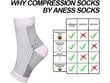 Pairs Soothe Socks Amrelieve Soothesocks Kompressiosukat hinta ja tiedot | Hierontalaitteet | hobbyhall.fi