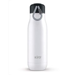 Termospullo KIRO KI083TBW, 500 ml, valkoinen. hinta ja tiedot | Termoskannut ja termosmukit | hobbyhall.fi