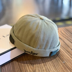 (-Army Green)Uusi muoti Miesten Naisten Puuvilla Pipot Kirje Shark Kirjonta Street Wear Meloni Caps Skullies Pipo hinta ja tiedot | Naisten päähineet | hobbyhall.fi