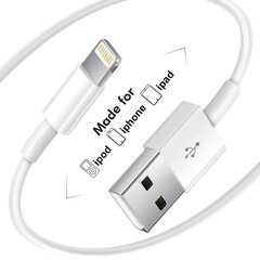 2-pakkaus yhteensopiva Apple iPhone -laturikaapeli 1 m, Apple Lightning - USB -kaapeli 1 metriä pikalataus Apple Phone -pitkät kaapelit hinta ja tiedot | Paristolaturit | hobbyhall.fi