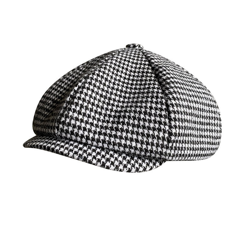 (XL 60-62CM-harmaa)Retro Newsboy Cap Miehet Kahvi Houndstooth Flat Caps Naiset Miehet Brittimaalarit Hattu Pehmeä Kevät Syksy hatut Kahdeksankulmainen Lippalakki BLM394 hinta ja tiedot | Naisten päähineet | hobbyhall.fi