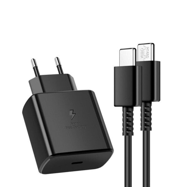 Nopea 45 W:n laturi Samsung USB-C:lle + 1 m:n USB-C-kaapeli 45 W hinta ja tiedot | Paristolaturit | hobbyhall.fi