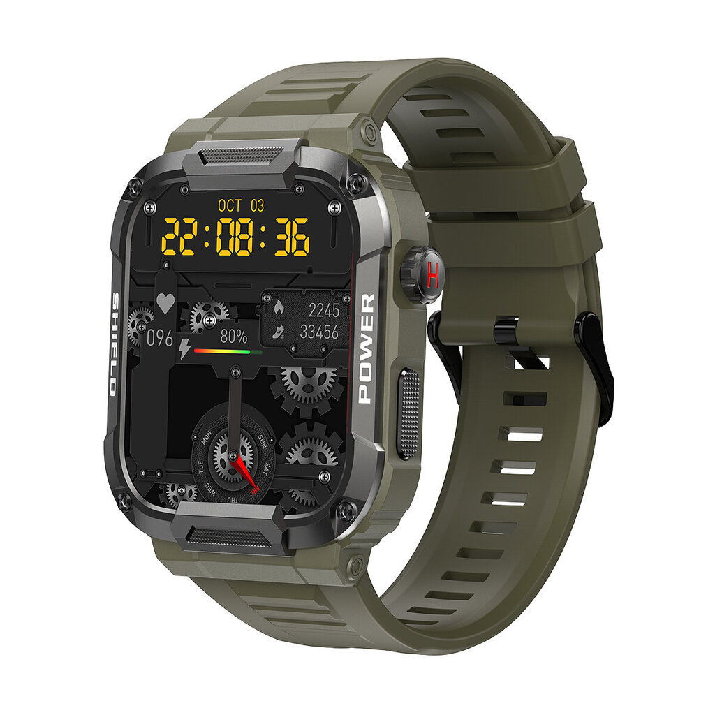 Military Smart Watch Miesten Gps-Seuranta Bluetooth Call Fitness Vedenpitävä Urheilu Älykello Naisille Xiaomi Huawei Android Ios 2023 hinta ja tiedot | Älykellot | hobbyhall.fi