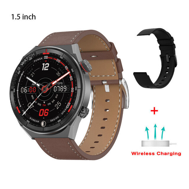 Dt3 Mate 1,5 Tuuman 454*454 Älykello Miesten Nfc Gps Bluetooth Call Fitness Vedenpitävä Urheilurannekello Xiaomi Huawei 2023:Lle hinta ja tiedot | Älykellot | hobbyhall.fi