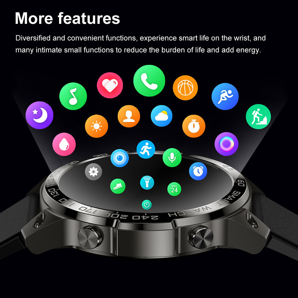 Alkuperäinen Amoled Smart Watch Nfc Bluetooth Call Gps Tracker Fitness Waterproof Sport Smartwatch Xiaomi Ios Android Phone 2023:Lle hinta ja tiedot | Älykellot | hobbyhall.fi