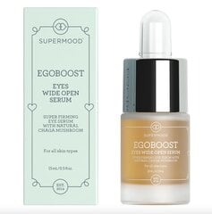 SUPERMOOD Egoboost Eyes Wide Open Seerumi, Kiristävä ja Raikastava Silmänympärysseerumi, 15 ml hinta ja tiedot | Silmänympärysvoiteet ja seerumit | hobbyhall.fi