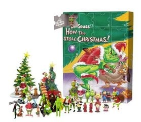 Joulun adventtikalenteri Grinch Blind Box Joulun adventtikalenteri tytön lahja hinta ja tiedot | Joulukoristeet | hobbyhall.fi