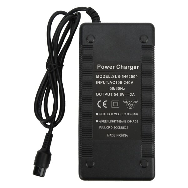 10 tuuman skootterilaturi, jossa on 3 reikää KUGOO M4 M4PRO 54,6V 2A Aviation Head Charger 100-240VEU -pistokkeelle hinta ja tiedot | Sähköpotkulaudan lisätarvikkeet | hobbyhall.fi