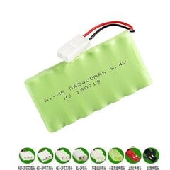 8.4v 2400mah Ni-mh-akku + 8.4v Usb-laturisetti Rc-leluautoveneelle Tank Train Gun Part Nimh Aa 8.4v Ladattava akkupaketti hinta ja tiedot | Mikrokontrollerit | hobbyhall.fi