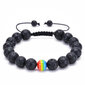 Natural Tigereye-Rainbow 2 Kpl Lgbt Gay Fira Pride 2023 Rainbow Pride Rannekoru Lesbo Volcanic Koru Käsihihna hinta ja tiedot | Rannekorut | hobbyhall.fi