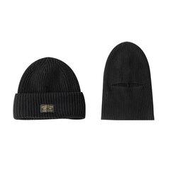 (One Size-Black)Maden Men Winter Skullies Pipot Hatut Naisille Neulottu Villainen Huivi Lippikset Balaclava Mask Gorras Kupu Paksu Lämmin Käsintehty Hattu hinta ja tiedot | Naisten päähineet | hobbyhall.fi