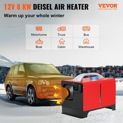 Diesellämmitin Vevor, 12V, 8kW hinta ja tiedot | Lämmittimet | hobbyhall.fi