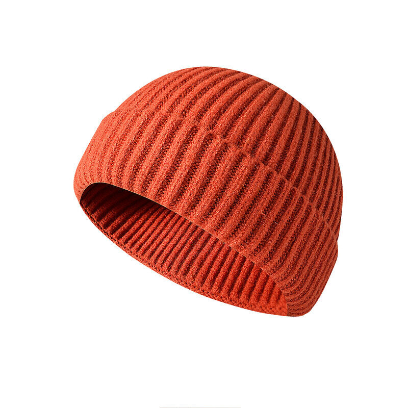 (Säädettävä-oranssi) Talvineulelippis Solid Hip Hop Cap Unisex Skullies & Beanies hinta ja tiedot | Naisten päähineet | hobbyhall.fi