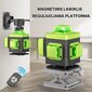 Linjalaser Niveline 4D -paketti kolmijalalla hinta ja tiedot | Käsityökalut | hobbyhall.fi