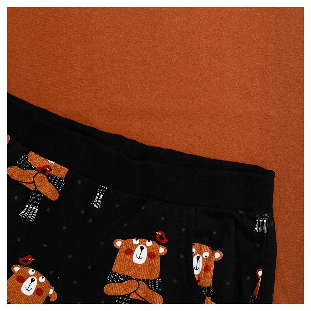 Naisten pyjama Cornette PD-465/292 Bear, ruskea/musta hinta ja tiedot | Yöasut ja pyjamat | hobbyhall.fi