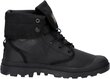 Palladium Boots Baggy Coated / musta hinta ja tiedot | Naisten saappaat | hobbyhall.fi