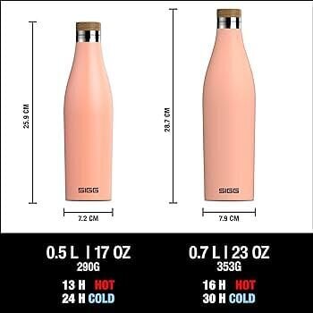 Juoma Sigg Meridian Shy Pink, 500 ml hinta ja tiedot | Juomapullot | hobbyhall.fi