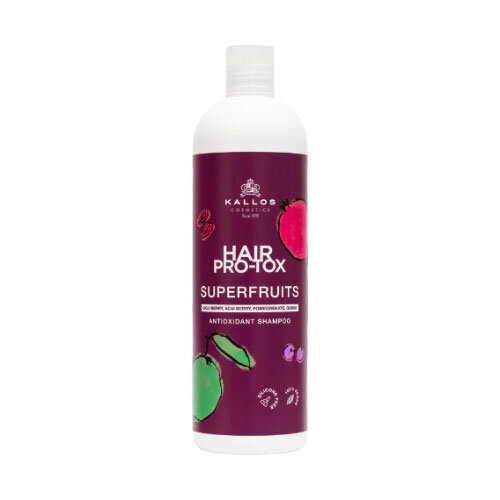 Hiusshampoo Kallos Pro-Tox Superfruits, 500 ml hinta ja tiedot | Shampoot | hobbyhall.fi