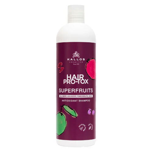 Shampoo Kallos Pro Tox SuperFruits, 1000 ml hinta ja tiedot | Shampoot | hobbyhall.fi