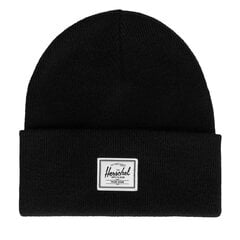 Herschel Pipo Elmer Beanie Black hinta ja tiedot | Miesten hatut, huivit ja käsineet | hobbyhall.fi