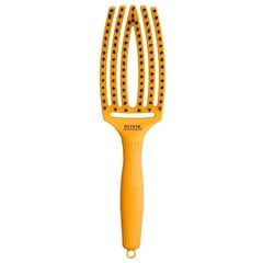 Hiusharja kuivaukseen Olivia Garden Fingerbrush Yellow Sunshine Medium hinta ja tiedot | Hiusharjat, kammat ja sakset | hobbyhall.fi