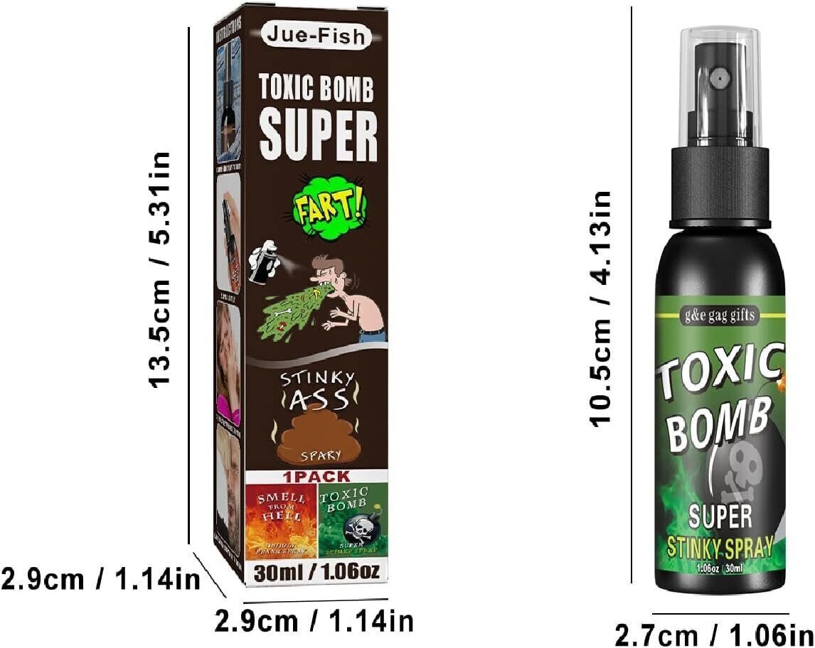 Haiseva spray GNAUMORE Toxic Bomb hinta ja tiedot |  Pilailulahjat | hobbyhall.fi