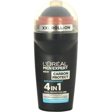 L'Oreal Paris Men Expert Carbon Protect roll-on deodorantti mihelle 50 ml hinta ja tiedot | Deodorantit | hobbyhall.fi