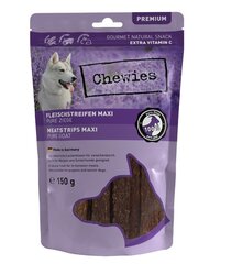 Chewies Meat Strips Maxi vuohenlihalla, 150 g hinta ja tiedot | Koiran herkut | hobbyhall.fi