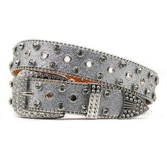 (115CMSilver) Uusi Western Diamond -nastoitettu vyö Bling tekojalokivivyö Cowboy Cowgirl Cinto De Strass Kallo Naisille Miesten Muoti Ceinture FemmeBelts hinta ja tiedot | Miesten vyöt | hobbyhall.fi