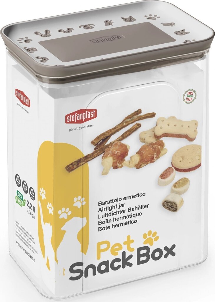 Ruokarasia Zolux Snack Box, 2,2 l, ruskea hinta ja tiedot | Ruokakupit ja ruokintatarvikkeet | hobbyhall.fi