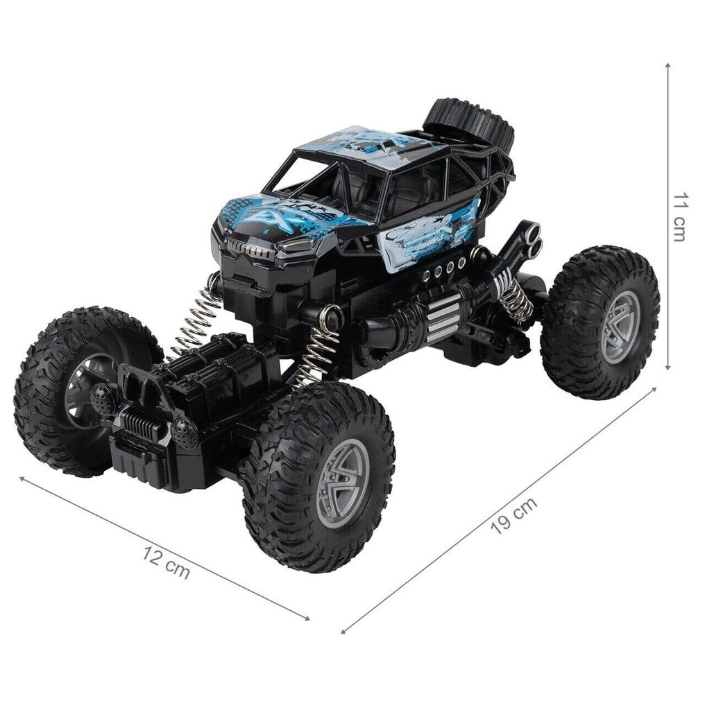 Kauko-ohjattu auto Monster RC, 3.7V akku ja USB hinta ja tiedot | Poikien lelut | hobbyhall.fi