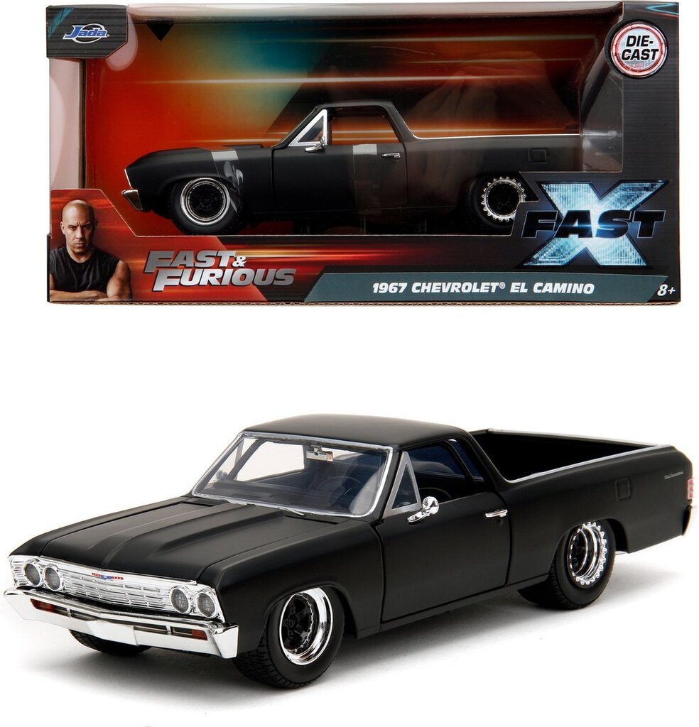 jada fast & furious 1967 chevrolet el camino (1967) hinta ja tiedot | Poikien lelut | hobbyhall.fi