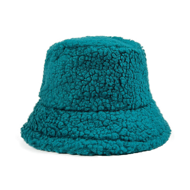 (56-58CM-13)Unisex Solid Bucket Hat Naiset Miehet Panama Fisherman Hat Syksy Talvi Muoti Lammas Villa Ulkona Lämpimät Hatut Lippis Naisten Tytöille hinta ja tiedot | Naisten päähineet | hobbyhall.fi