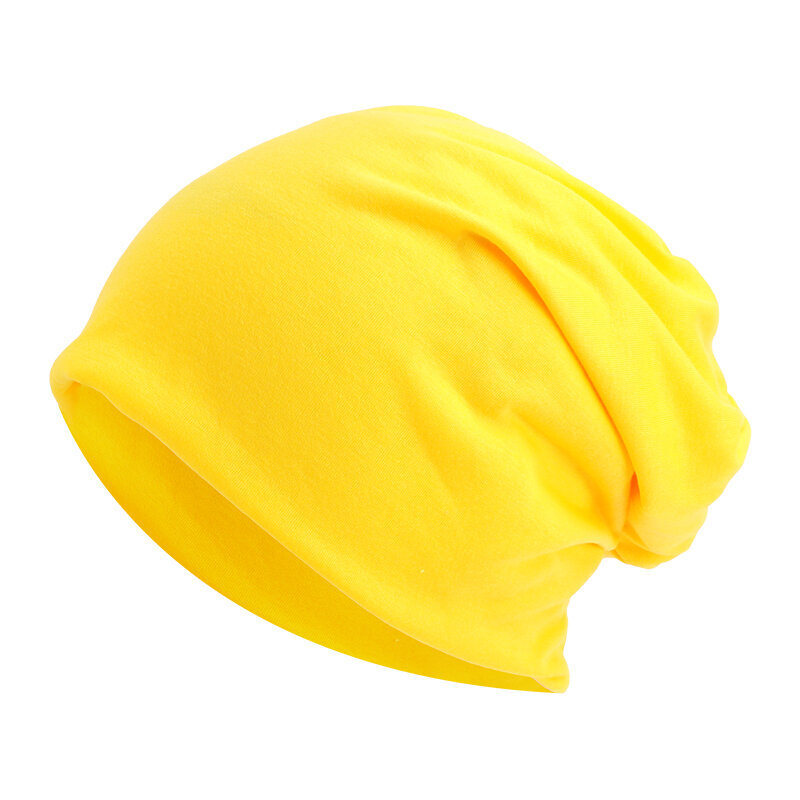 (-Keltainen) Pipo Puuvillahattu naisille Mies Syksy Talvi Joustava Rento yksivärinen Slouchy Chemo Cap hinta ja tiedot | Naisten päähineet | hobbyhall.fi