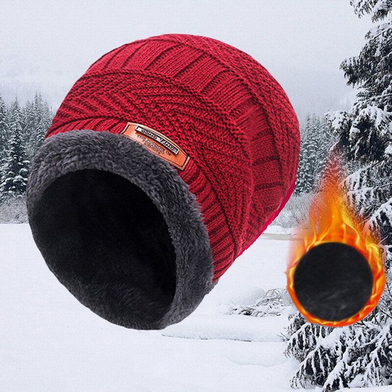 (-single3)Uusi talvineulottu lippalakki miesten ja naisten ulkokäyttöön lämmintä paksuntavaa plus samettia löysä talvihattu huivilla Brand Winter Ski Mask -hattusarja hinta ja tiedot | Naisten päähineet | hobbyhall.fi