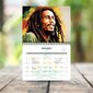 2025 Bob Marley -kalenteri 12 kuukauden kalenteri hinta ja tiedot | Kalenterit ja muistikirjat | hobbyhall.fi