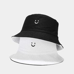 Suloinen Print Bucket Hat Beach Fisherman hatut naisille, miehille, kaksipuolinen käännettävä hinta ja tiedot | Naisten päähineet | hobbyhall.fi