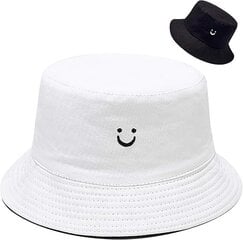 Suloinen Print Bucket Hat Beach Fisherman hatut naisille, miehille, kaksipuolinen käännettävä hinta ja tiedot | Naisten päähineet | hobbyhall.fi